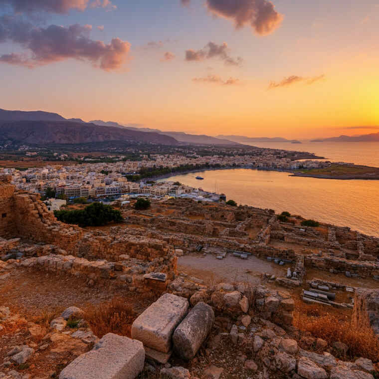 London to Crete Flight Booking